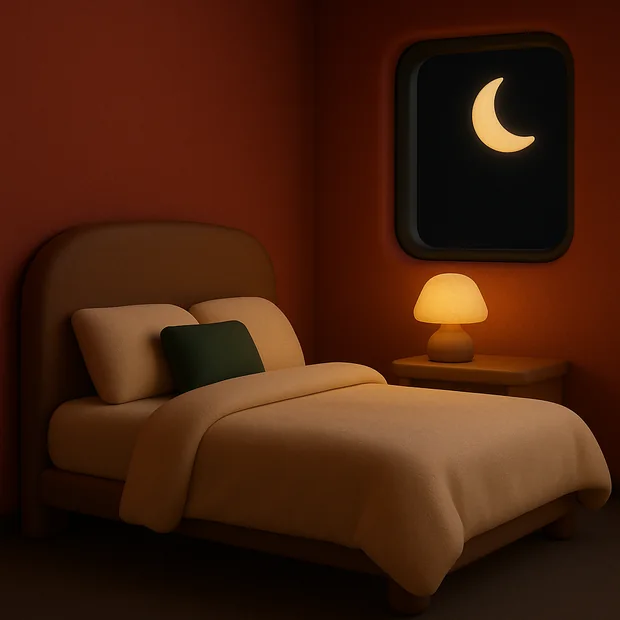 Dormitorio en calma de noche: dormir de corrido es lo primero que vuelve